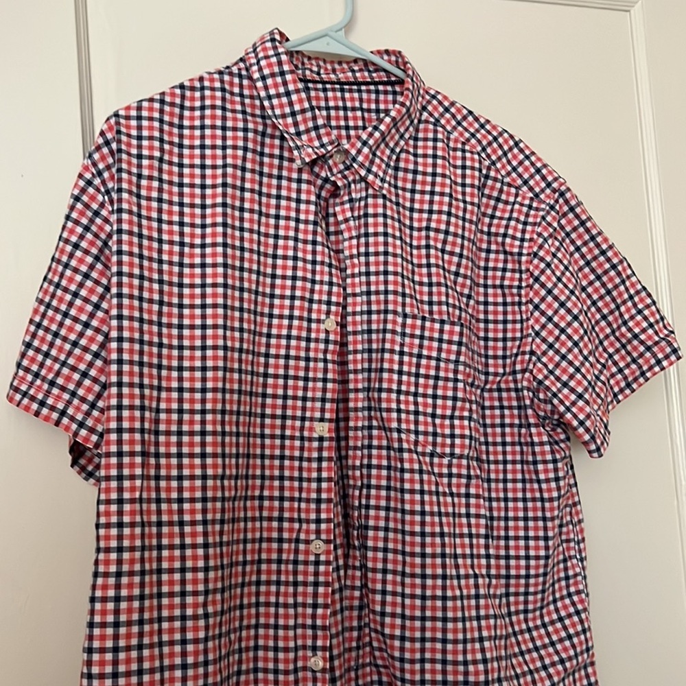 Prince & fox checkered button down shirt size: XL - Picture 2 of 7